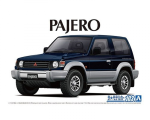 Aoshima 05697 Mitsubishi V24WG Pajero Metal Top Wide XR-II 1991 1/24
