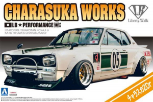 Aoshima 05757 Nissan Skyline Charasuka Works LB-Performance Liberty Walk 1/24