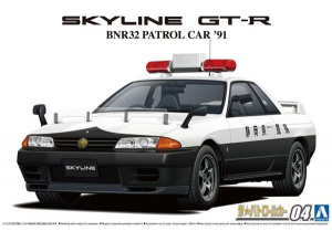 Aoshima 06284 Nissan Skyline GT-R BNR32 Police Car 1991 1/24