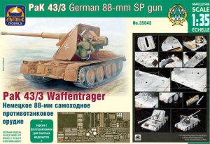 Ark Models 35043 Pak 43/3 Waffentrager model 1:35