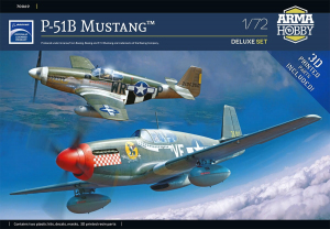 Arma Hobby 70069 P-51B Mustang Deluxe Set 1/72