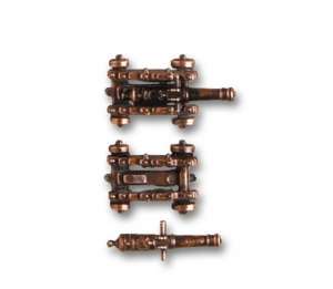 Artesania 8721 Działo z wózkiem 20 mm - 2szt.