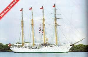 BB730 Esmeralda - drewniany żaglowiec