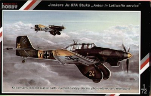 Bombowiec nurkujący Junkers Ju 87A Stuka Special Hobby 72136