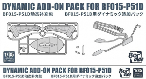 Border Model BF-015E Oświetlenie i podstawka dla North American P-51D Mustang 1/35