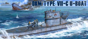 Border Model BS-001 DKM Type VII-C U-Boat (górny pokład) 1/35