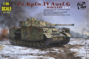 Border Model BT-001 Czołg Pz.Kpfw.IV Ausf.G Mid/Late 2w1