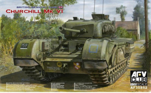 British Infantry Tank Churchill MK VI AFV 35S52 model 1-35