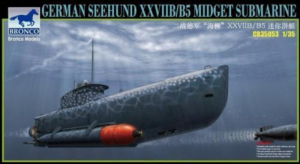 Seehund XXVIIB/B5 Midget Submarine model Bronco CB35053 