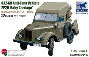 Bronco CB35099 GAZ-69 Anti-Tank Vehicle 2P26 Baby Carriage model 1-35