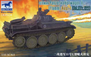Bronco CB35124 Panzerkampfwagen II Flamm Ausf.E Sd.Kfz.122 1/35 