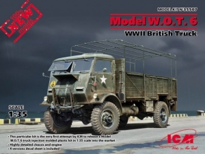 Brytyjska ciężarówka wojskowa W.O.T.6 ICM 35507