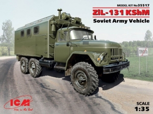 Soviet Army Vehicle ZiL-131 KShM model ICM 35517 in 1-35 