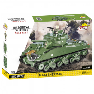Cobi 2570 Klocki czołg M4A3 Sherman 1/28 