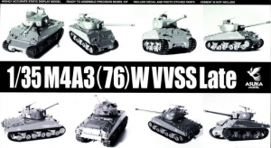 Czołg M4A3 (76) W VVSS Late Asuka Model 35-043