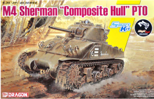 Czołg Sherman M4 Sherman Composite Hull PTO Dragon 6740
