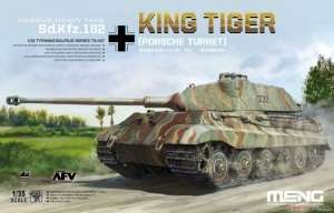 Czołg ciężki King Tiger z wieżą Porsche Meng TS-037