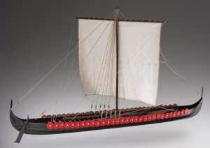 D005 Viking Longship drewniany model łodzi 1-35
