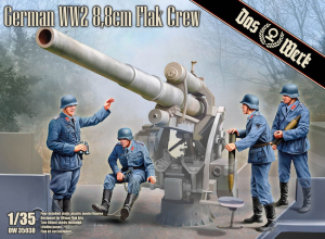 Das Werk DW35038 German WWII 8,8cm Flak Crew 1/35