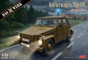 Das Werk DW35045 Kurierwagen Volkswagen Typ 181 Bluelight Version 1/35