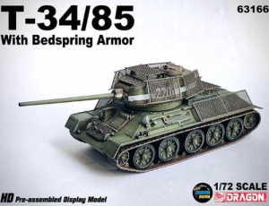 Die Cast Dragon Armor 63166 T-34/85 with Bedspring Armor