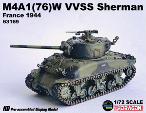 Die Cast Dragon Armor 63169 M4A1(76)W VVSS Sherman France 1944