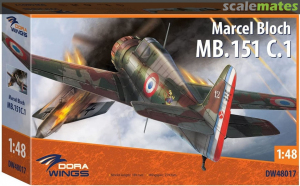Dora Wings 48017 Marcel Bloch MB.151 C.1 1/48 