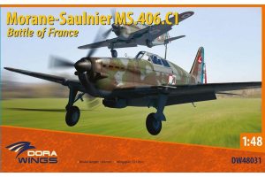 Dora Wings 48031 Morane-Saulnier MS.406.C1 Battle of France 1/48