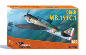 Dora Wings 72026 Bloch MB.151C.1 1/72