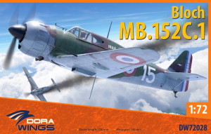 Dora Wings 72028 Bloch MB.152C.1 1/72 
