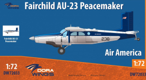 Dora Wings 72033 Fairchild AU-23 Peacemaker Air America 1/72