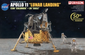 Dragon 11002 Apollo 11 CSM Columbia i LM Orzeł skala 1-72