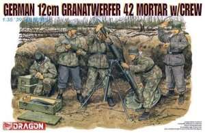 Dragon 6090 German 12cm Granatwerfer 42 Mortar w/ Crew