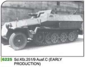 Dragon 6225 Sd.Kfz.251/9 Ausf.C (Early Production)