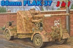 Dragon 6287 88mm Flak 37 (3 in 1)