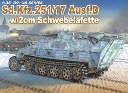 Dragon 6292 Sd.Kfz.251/17 Ausf.D w/2cm Schwebelafette