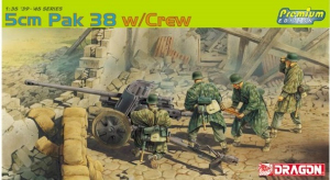 Dragon 6444 działo 5cm Pak 38 z figurkami model 1-35