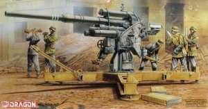 Dragon 6523 88mm Flak 37 mit Behelfslafette