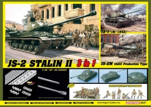 Dragon 6537 IS-2 Stalin II 3 w 1 z figurkami