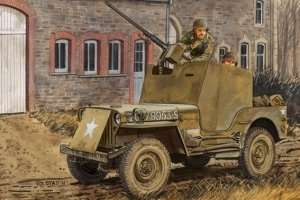 Dragon 6714 Armored 1/4 Ton 4x4 Truck w/.50-cal Machine Gun