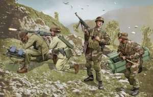 German Brandenburg Troops Leros 1943 in scale 1-35 