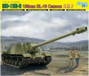 Dragon 6796 ISU-152-2 155mm BL-10 Cannon 2w1