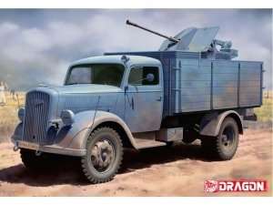 Dragon 6828 German 3t 4x2 Truck w/2cm FlaK 38 (2 in 1)