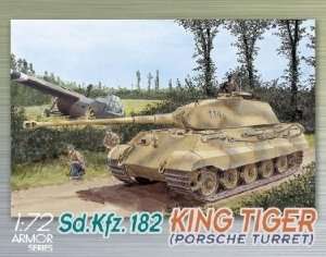 Dragon 7231 Sd.Kfz. 182 KINGTIGER PORSCHE TURRET 