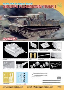 Dragon 7368 Sd.Kfz.181 Pz.Kpfw.VI Ausf.E Group Fehrmann Tiger I