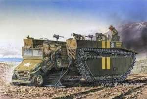 Dragon 7389 LVT-4 Water Buffalo Later Production & 1/4 Ton 4x4 Truck 1+1