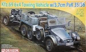 Dragon 7419 Kfz.69 6x4 Towing Vehicle w/3.7cm PaK 35/36