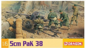 Dragon 75016 Armata przeciwpancerna 5cm PaK 38 model 1-6