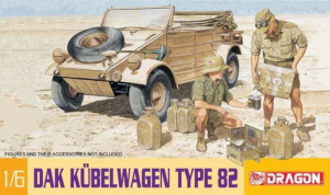 Dragon 75021 DAK Kubelwagen Type 82 model 1-6