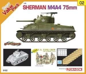 Dragon 9102 Sherman M4A4 75 mm